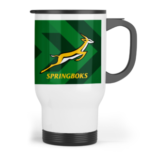SPRINGBOKS Rugby Travel Mug - RWC GREEN Jersey