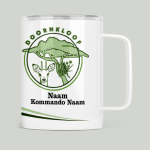 Voortrekker Vrystaat Kamp Doornkloof white Metal mug right personalised
